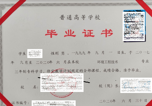 畢業證廈門華天涉外職業技術學院二元制專科在國家學信網學籍顯示為