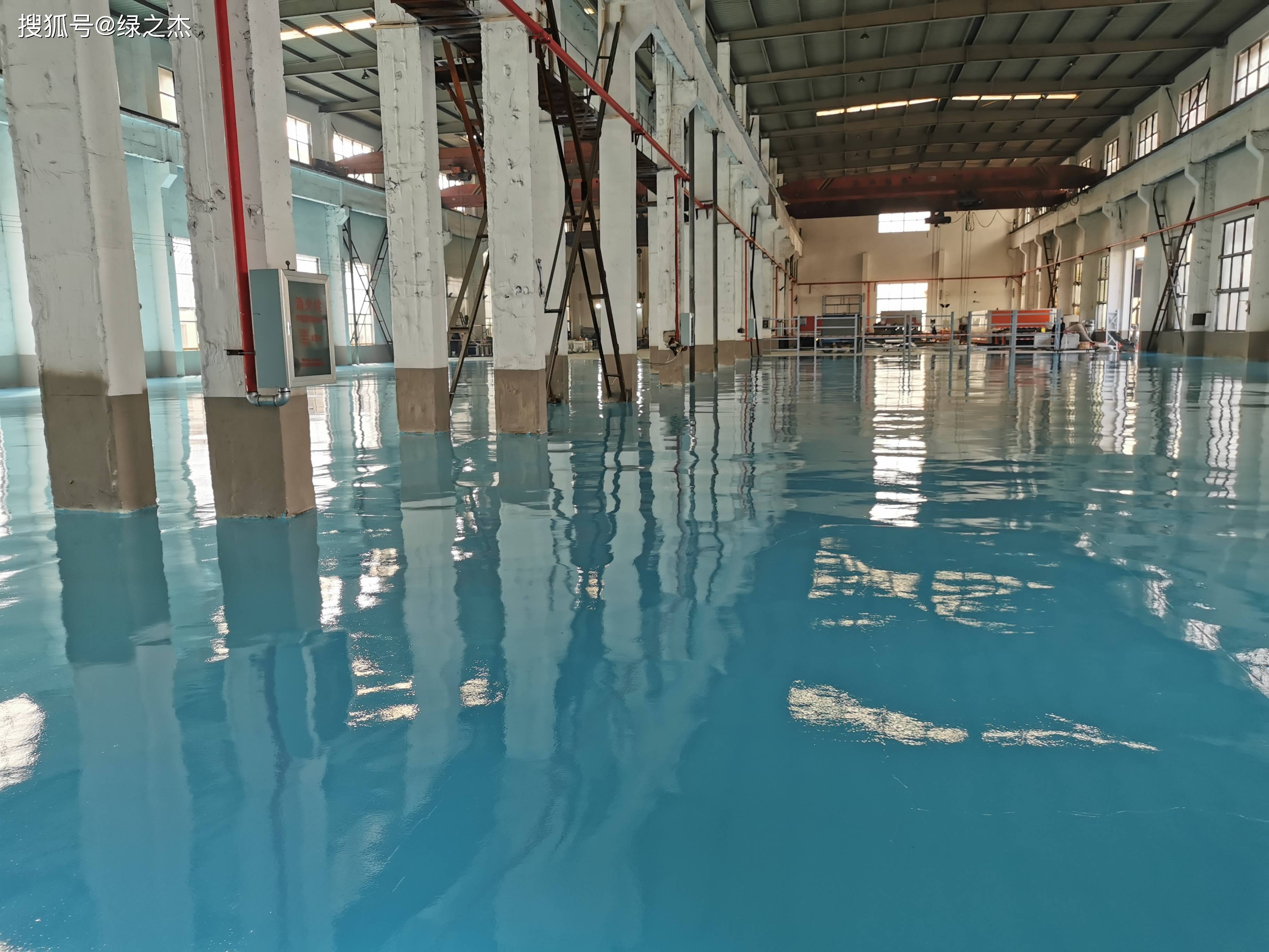 湖北武汉环氧地坪漆施工 绿之杰地坪漆 厂房地坪漆翻新改造 武汉地坪