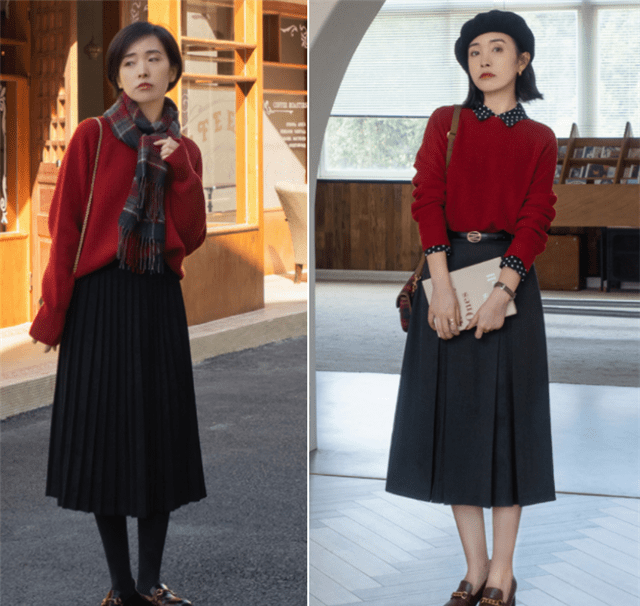 身材 五六十岁的女人，早春少穿连衣裙+运动鞋