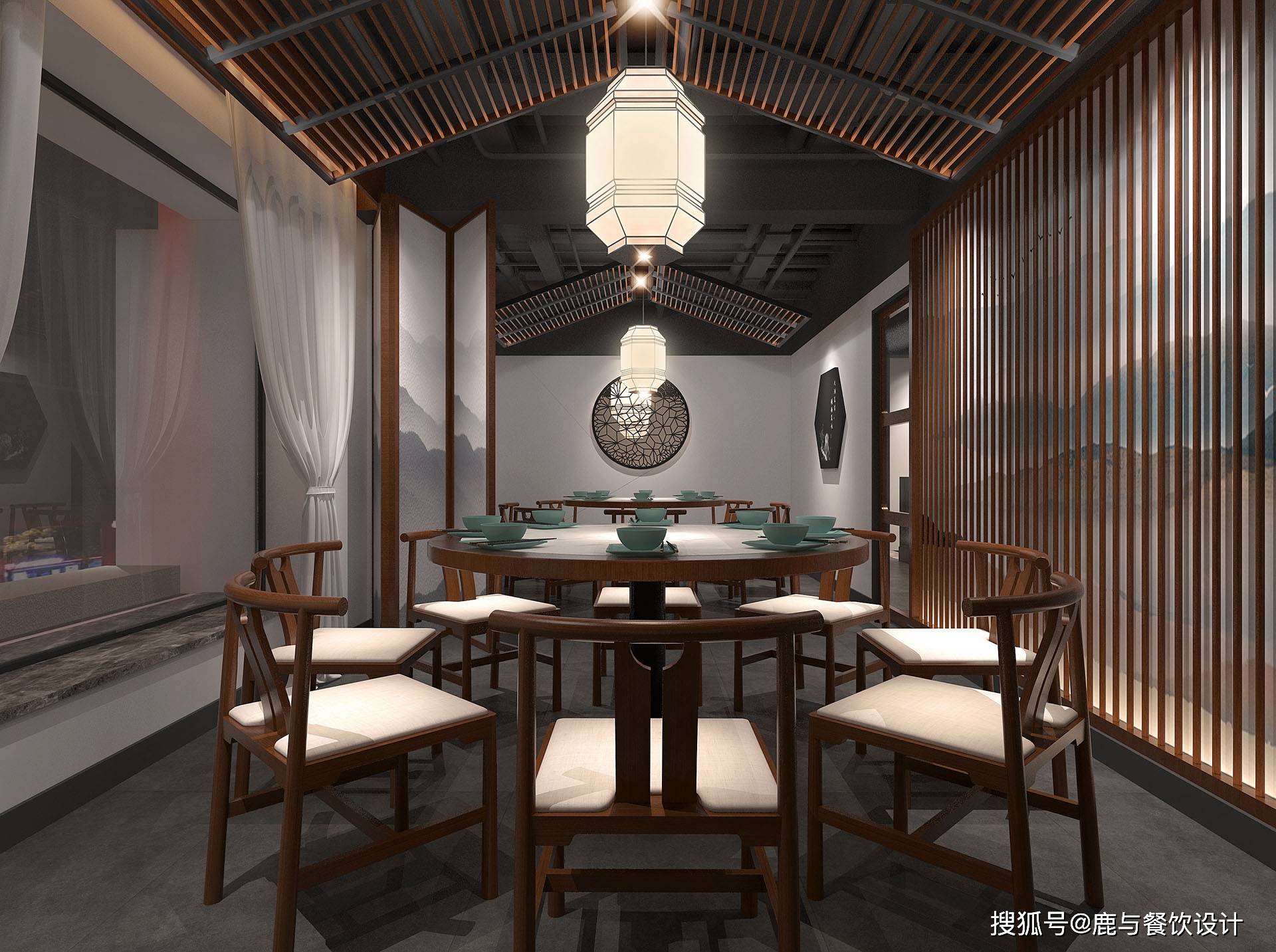 啖丁鱼馆餐厅饭店设计项目案例图片展示-鹿与设计-搜狐大视野-搜狐新闻