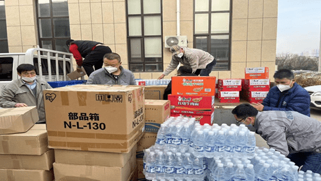 金普新区复州湾街道办事处,金普新区融媒体中心,捐赠爱丽思一次性医用