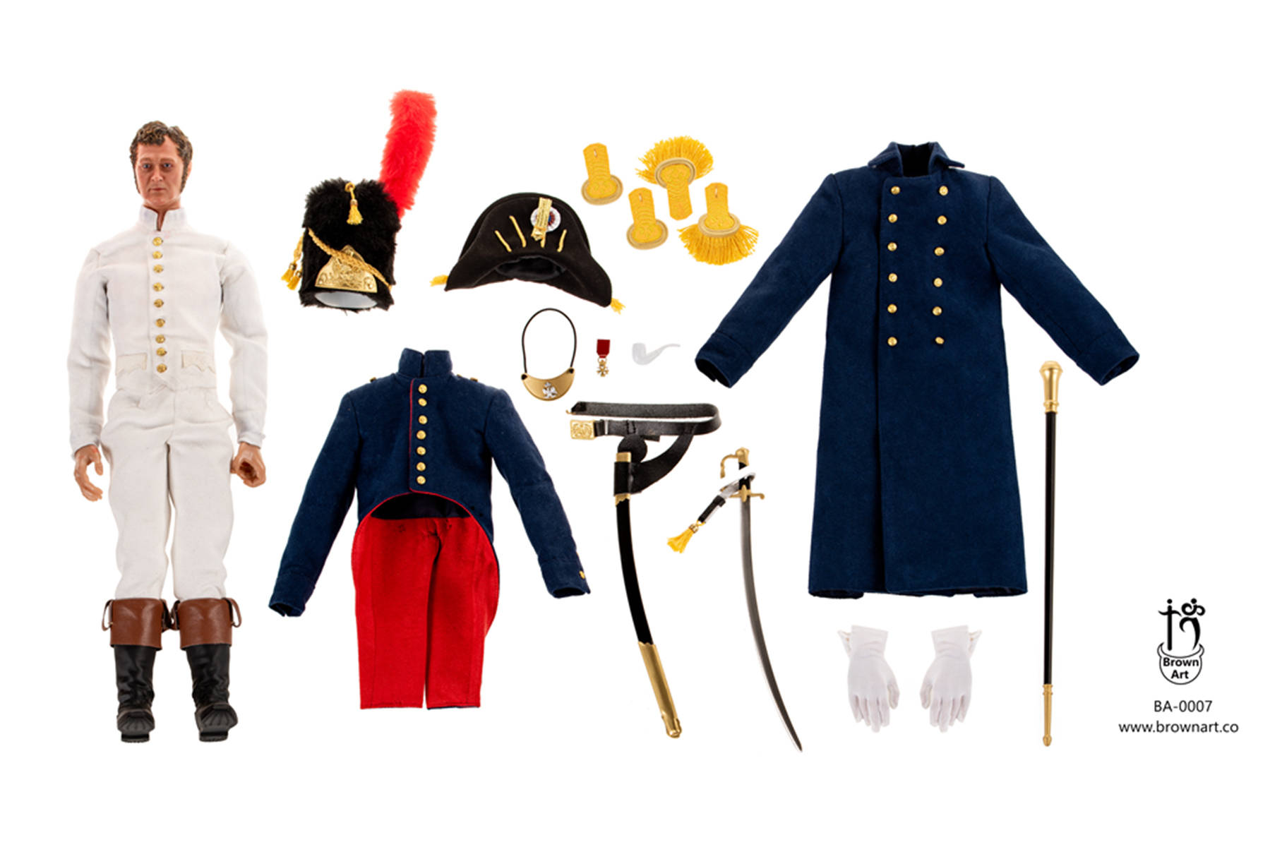 brownart拿破仑帝国近卫军中尉下士