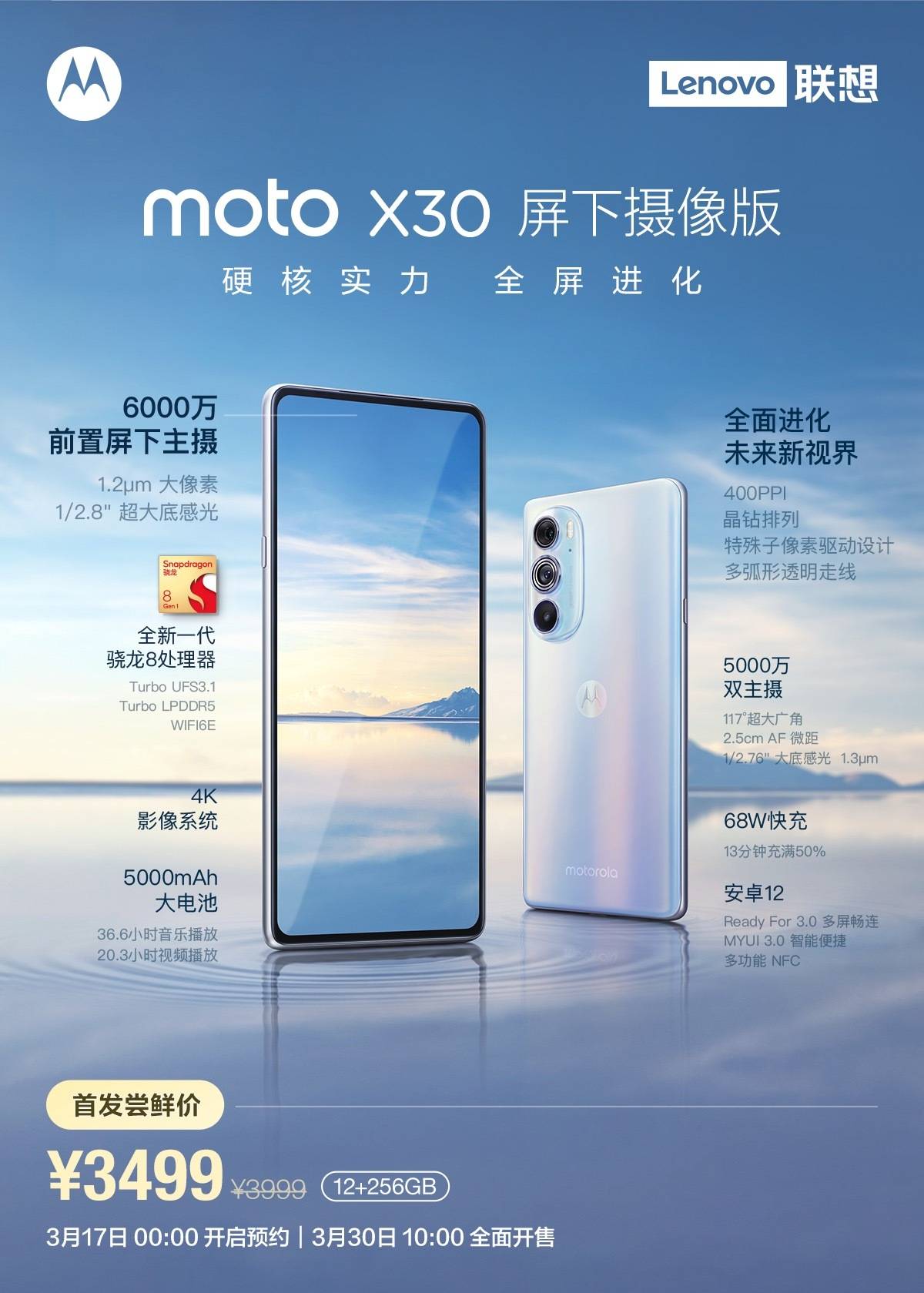 牛皮吹破了？Moto X30屏下版首批用户评价：自拍体验不行，软件还需优化