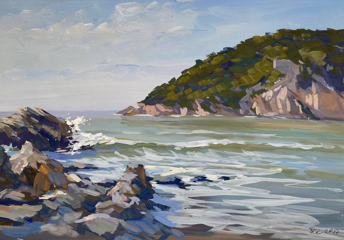 云海生辉俄罗斯油画大师瓦伦丁德米特里耶夫笔下的云海