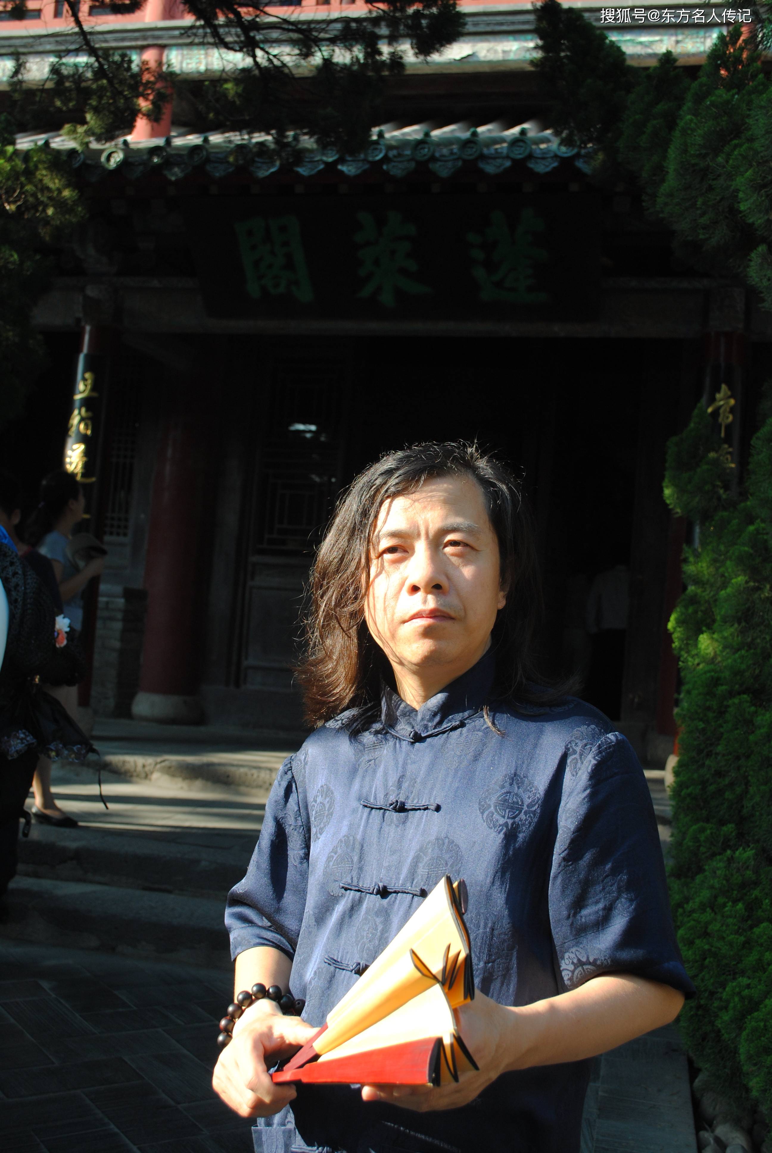 中国画鹤第一人陈九怪为中国蓬莱题字《中国第一仙山》_世界_名人