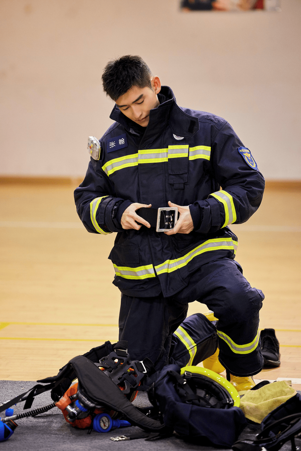 腾讯一往无前的蓝收官张翰说消防员是用生命守护生命的人