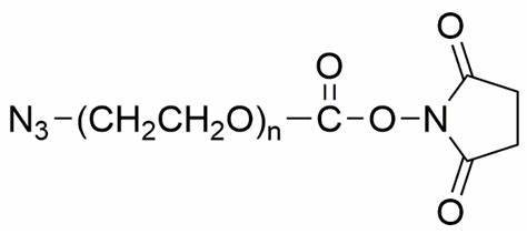 結構式:存儲條件:-20°c,避光,避溼質量控制:95% 分子量:1k,2k,3.