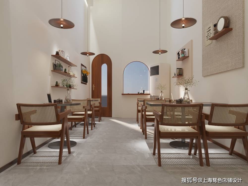奶茶店又长又窄,不妨试试这种主题._装修_设计_风格
