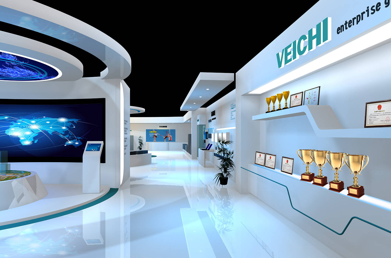 伟创展厅设计效果图以上五大误区,是企业展厅设计中多多少少会出现的