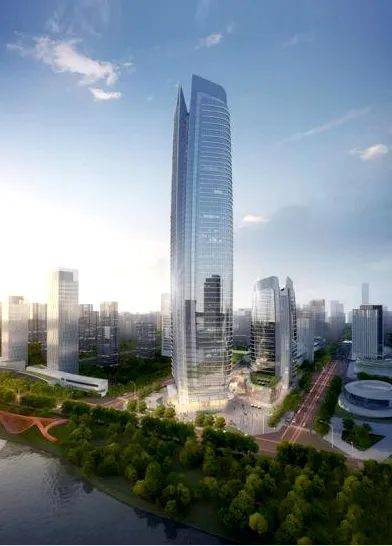 地标工程川南第一高楼宜宾三江口cbd中央商务区超高层项目