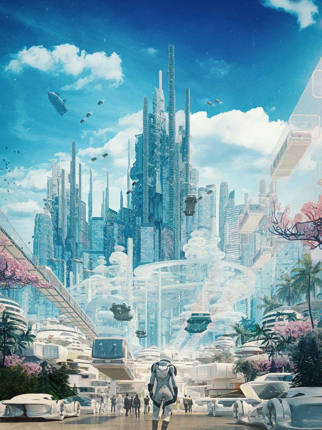 元宇宙也许就这样!以色列3d大牛创造的未来世界,超壮丽震撼!_作品_未