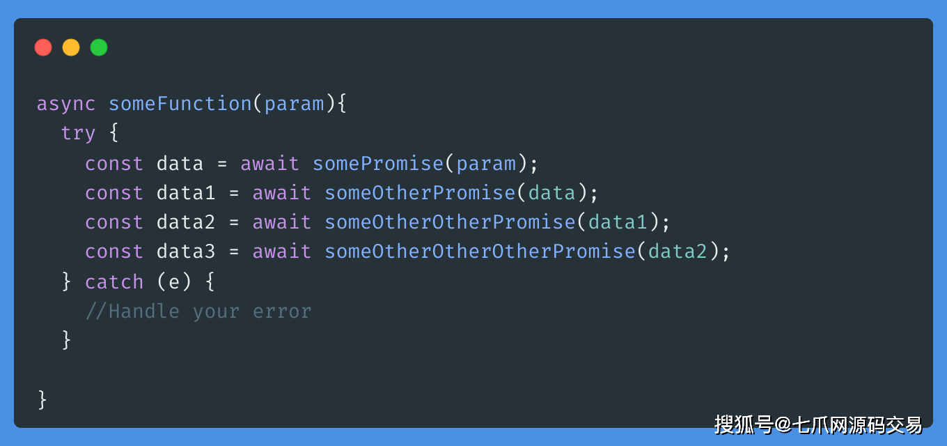 七爪源码：JavaScript 异步编程演进_函数_Promise_处理
