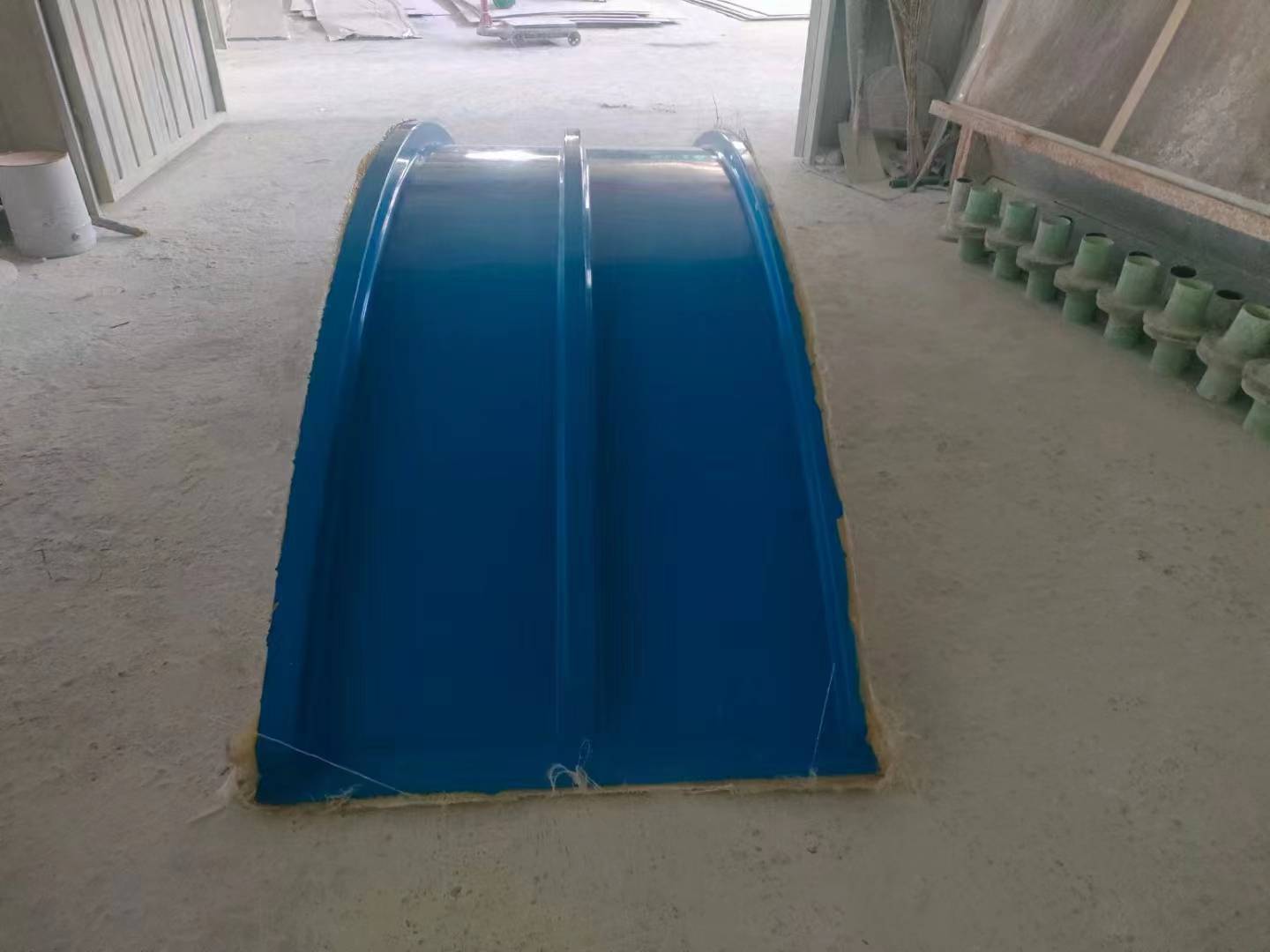 玻璃钢污水池盖板玻璃钢集气罩污水池密封罩frp盖板厂家