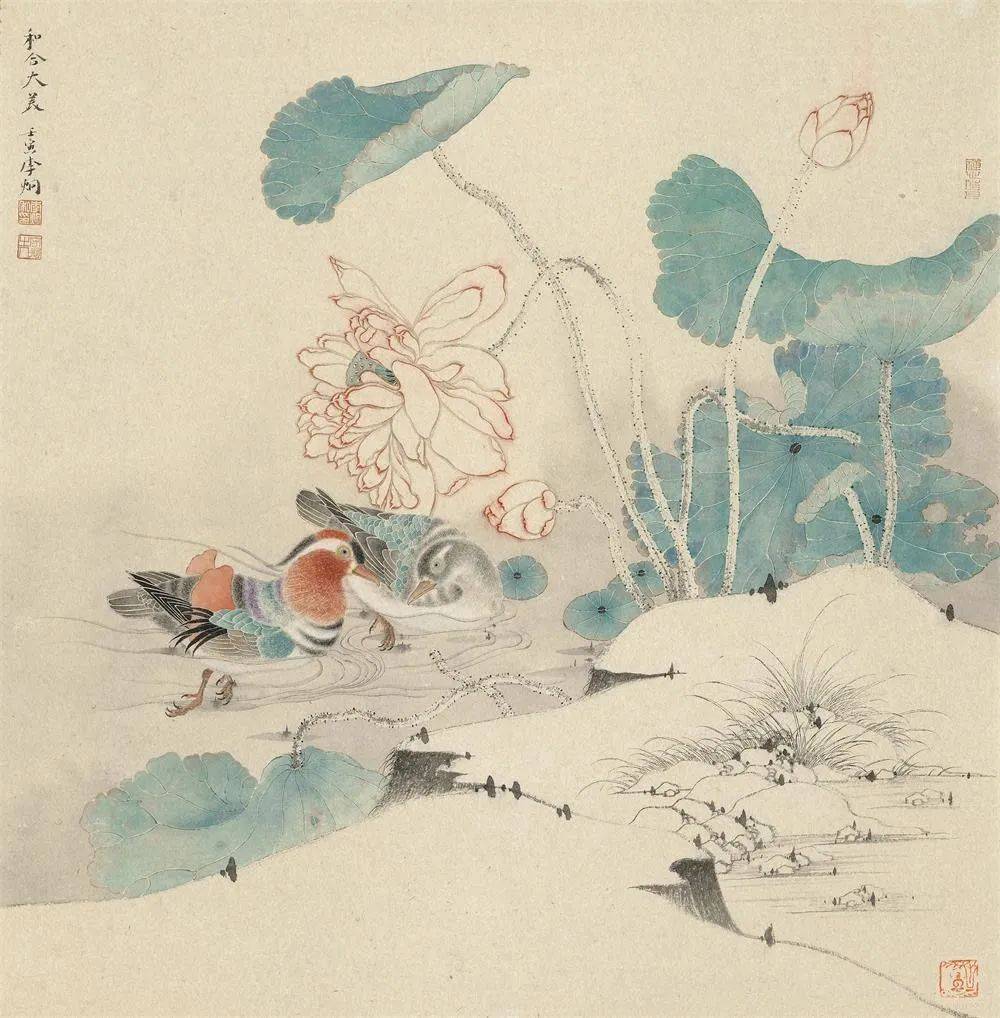 画家李炯花鸟画作品欣赏