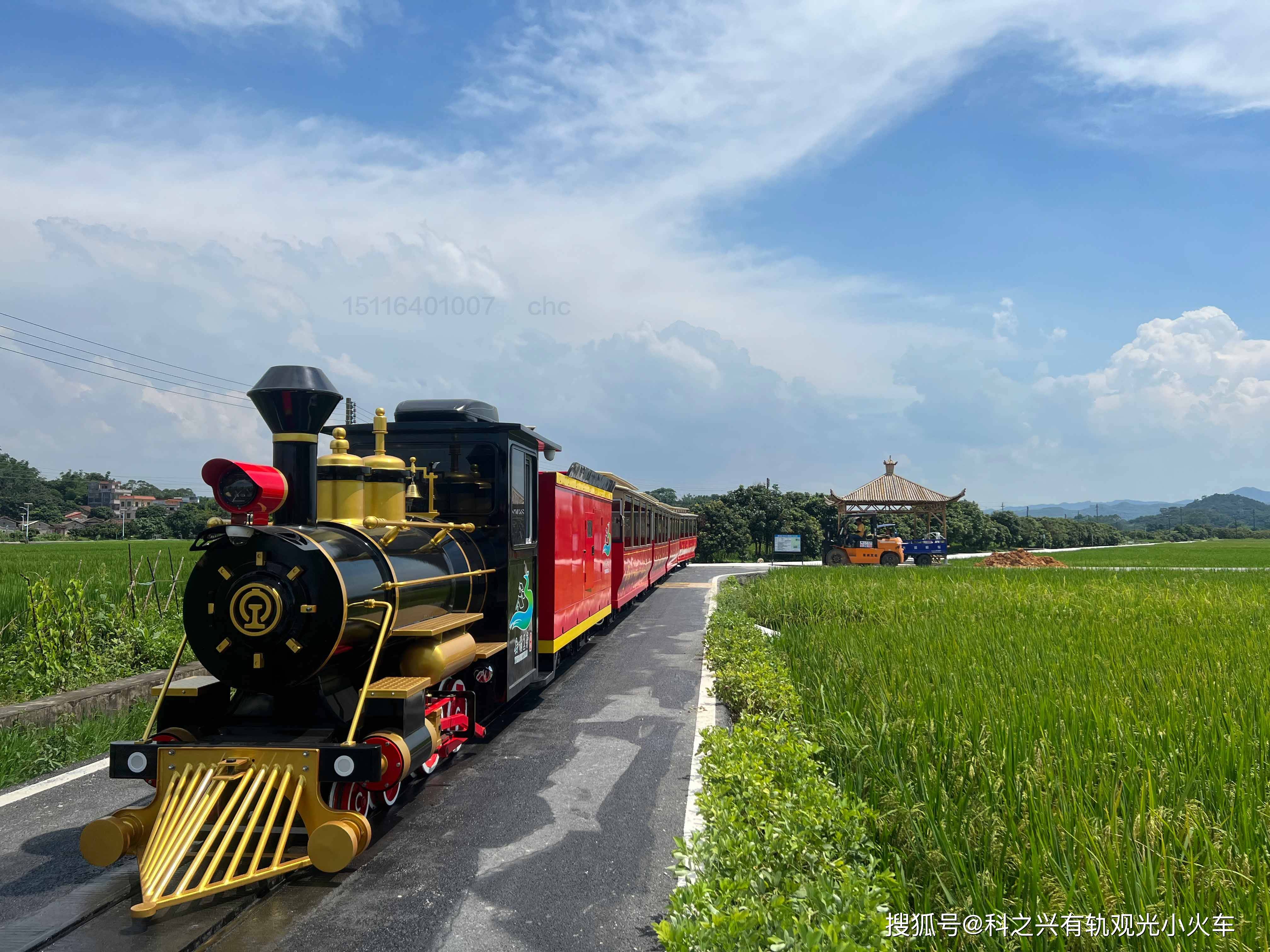 荆门可可田园文旅产业园轨道观光小火车