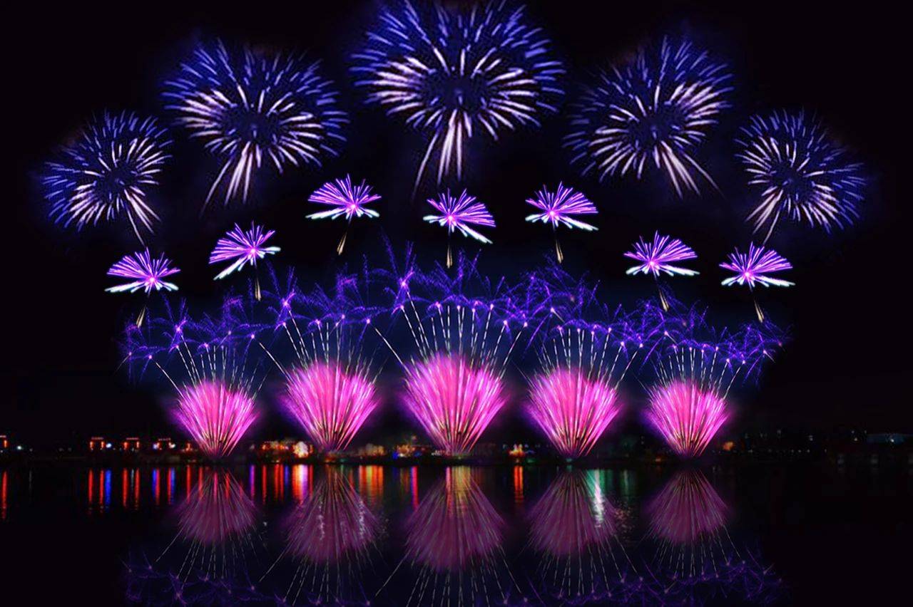 7月810日一起去七星湖看烟花汇演