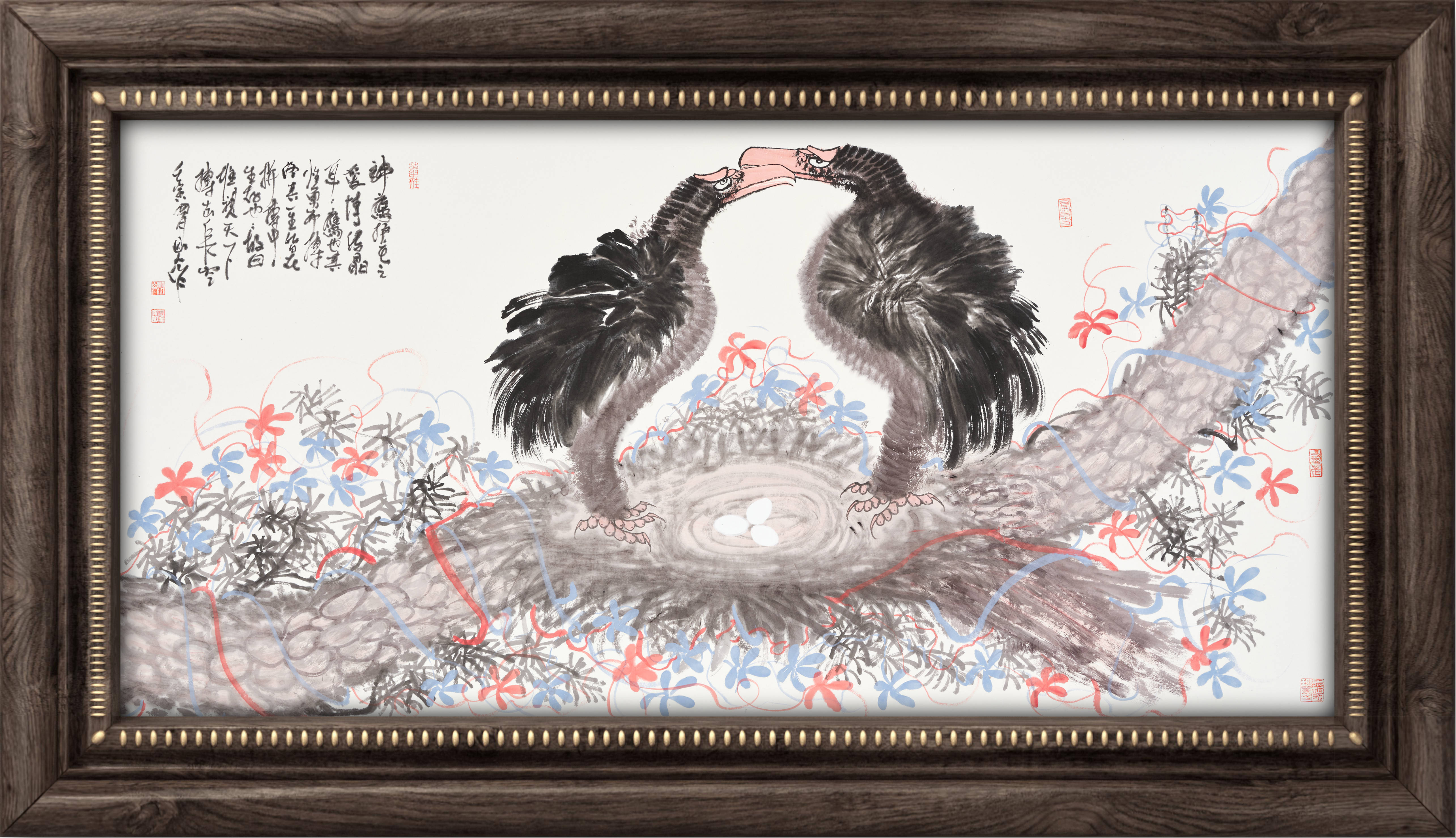 胸有成竹花鸟画——欣赏国画家朱祖国作品