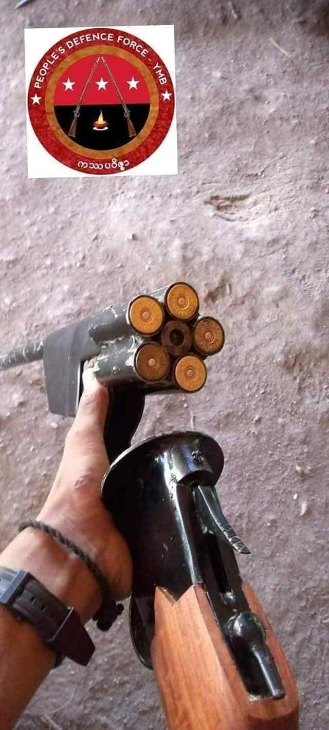 因马宾人民保卫军成功生产转轮式霰弹枪每支价格50万缅币