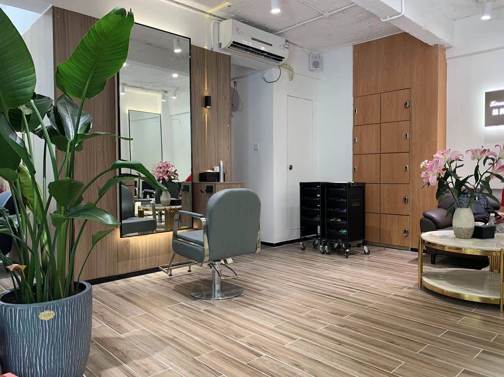 60平米办公室装修效果图分享~广州各大理发店也可以参考!