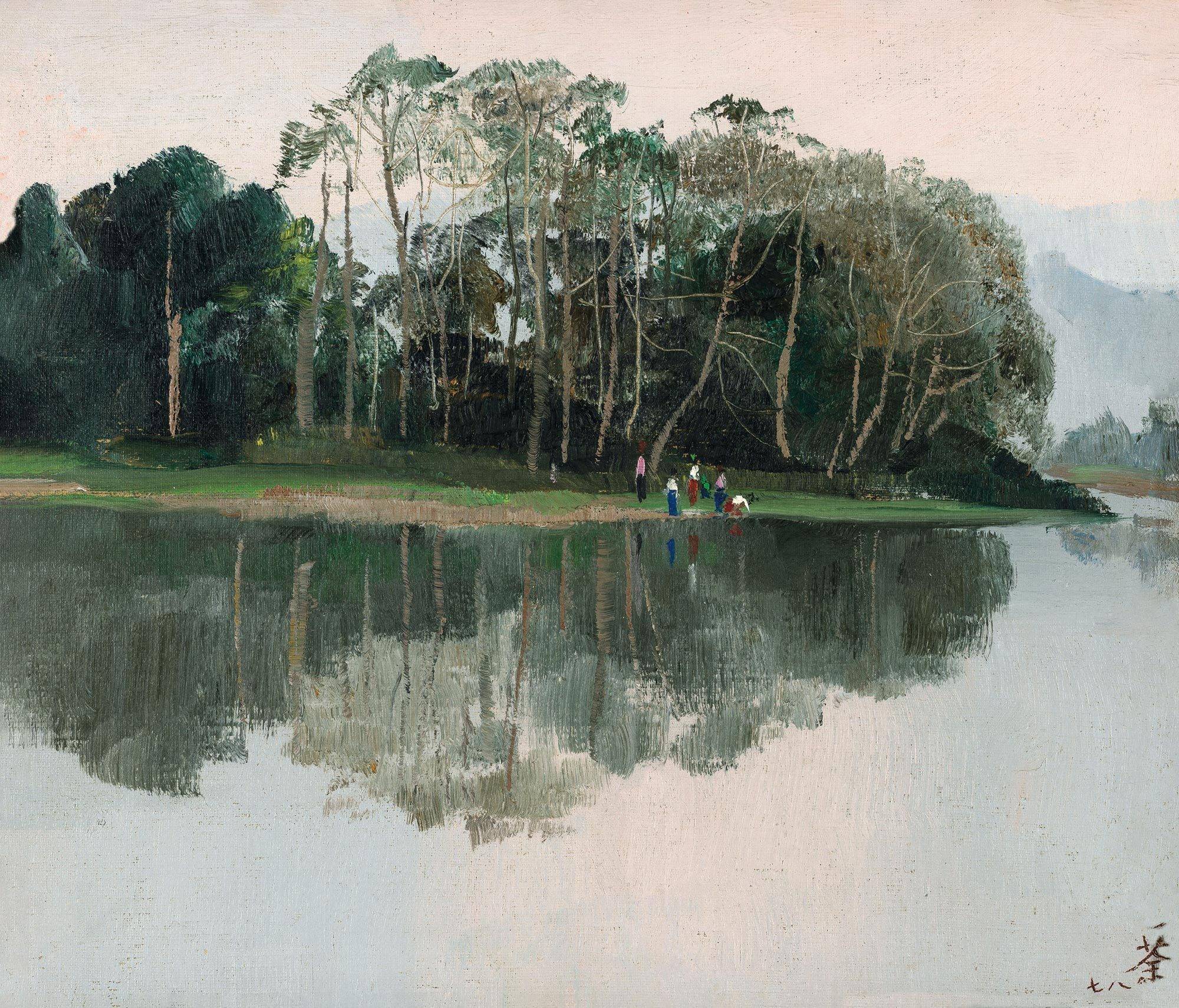 当代著名油画家 吴冠中 作品欣赏-搜狐大视野-搜狐新闻