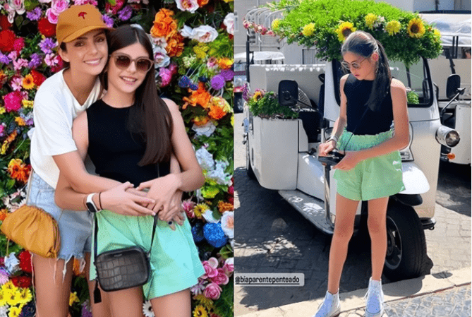 卡卡11岁女儿拍近照,继承了卡罗琳的颜值!和新爸爸关系亲密,好开心.