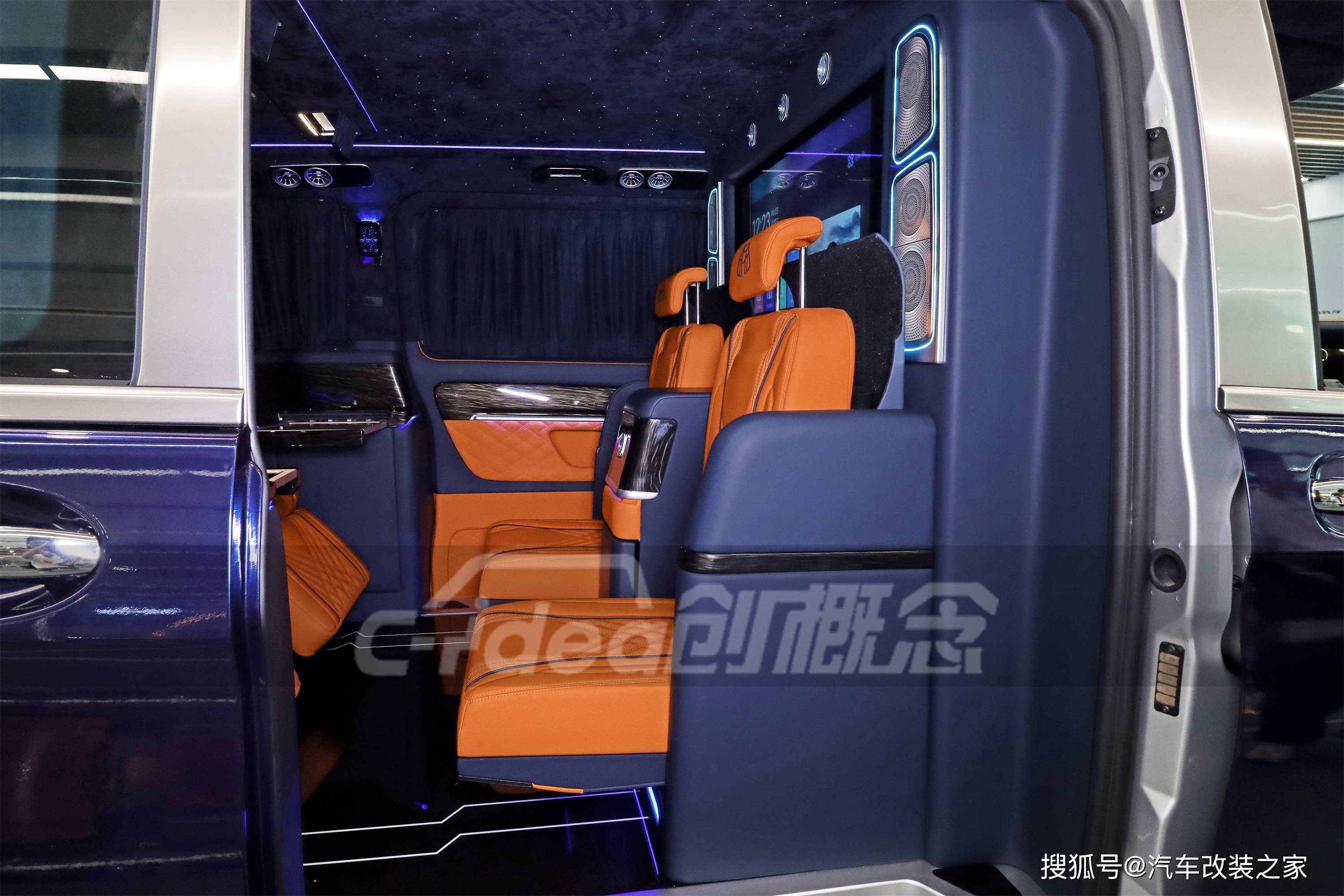 奔驰威霆六座全隔断内饰改装蒙娜丽莎航空座椅，量身定制豪华总裁版座驾_搜狐汽车_搜狐网