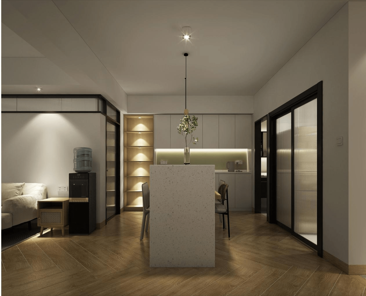 靓家居设计师蔡泽雄的北欧风美宅作品简约又温馨