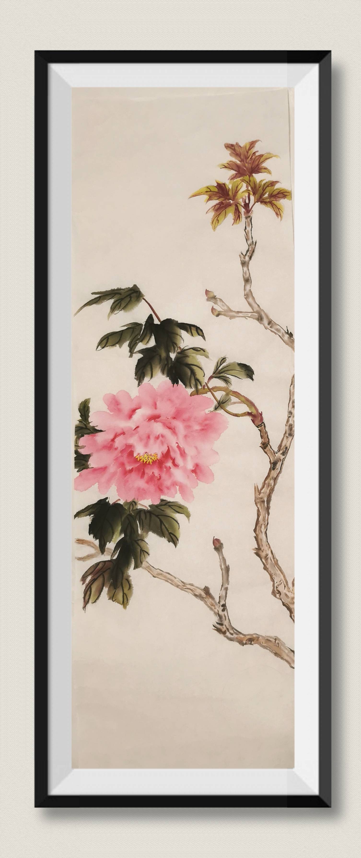 国画牡丹-小写意花鸟画-搜狐大视野-搜狐新闻