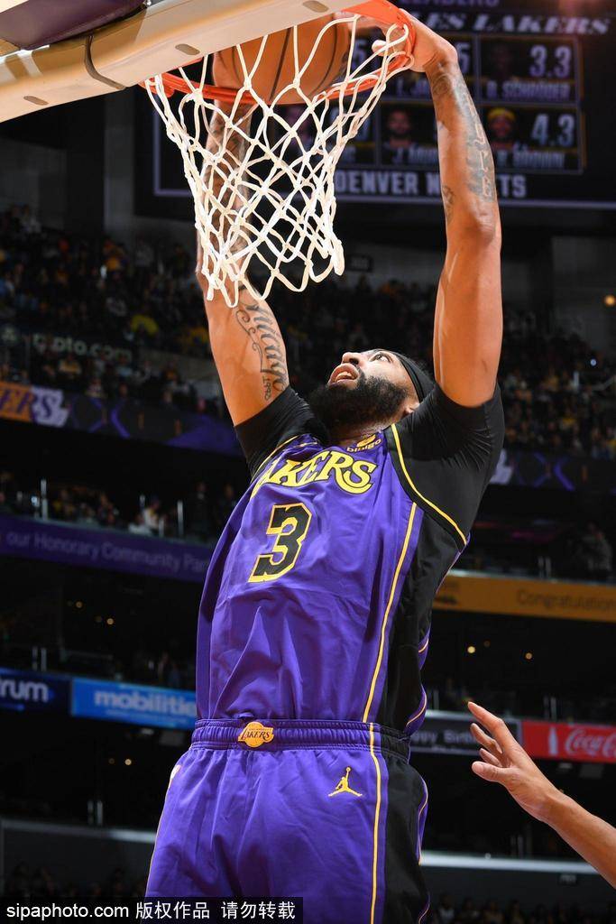 掘金对决浓眉哥领衔湖人