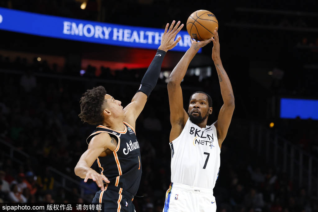 篮网杜兰特稳定输出带队力克东部劲旅