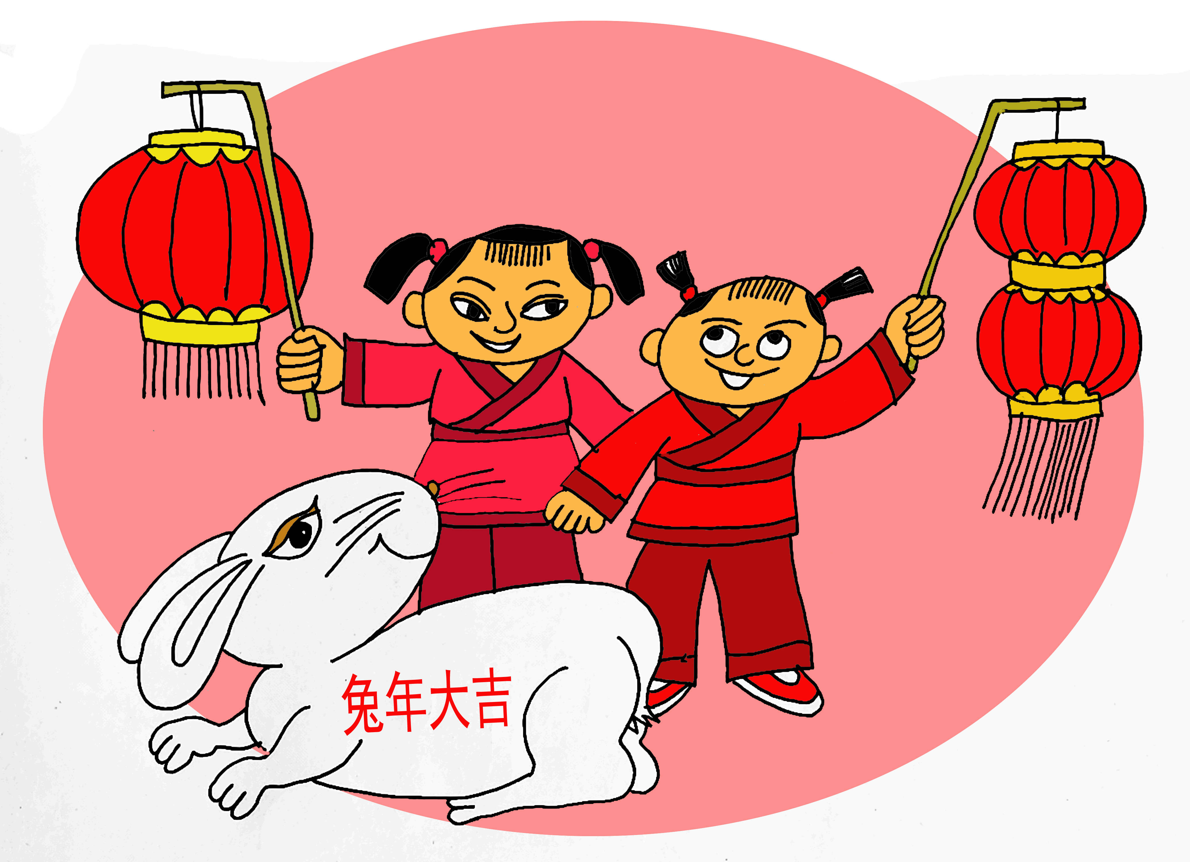 漫画家毕传国贺新年作品_江苏省_宿迁_全国