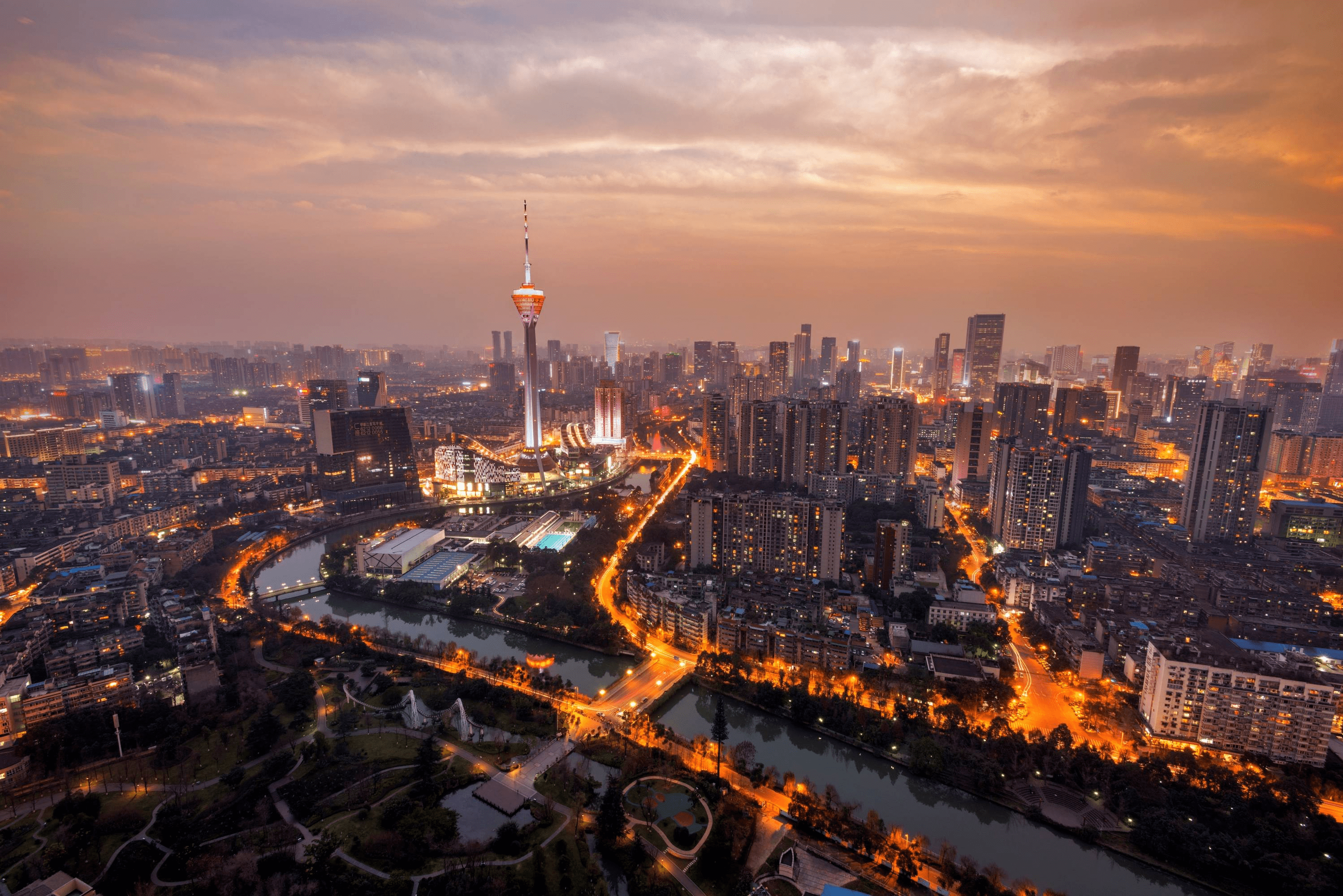 成都夜景高清图片大全图片