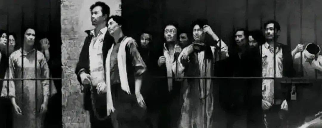 刑场上的婚礼:在铁窗下,两人照了一张相,相依而立,视死如归_周文雍_陈