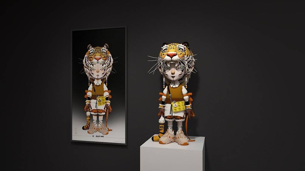vr看展|孙无力「无力的十二生肖」个展开幕_alleyart_虚拟_图片