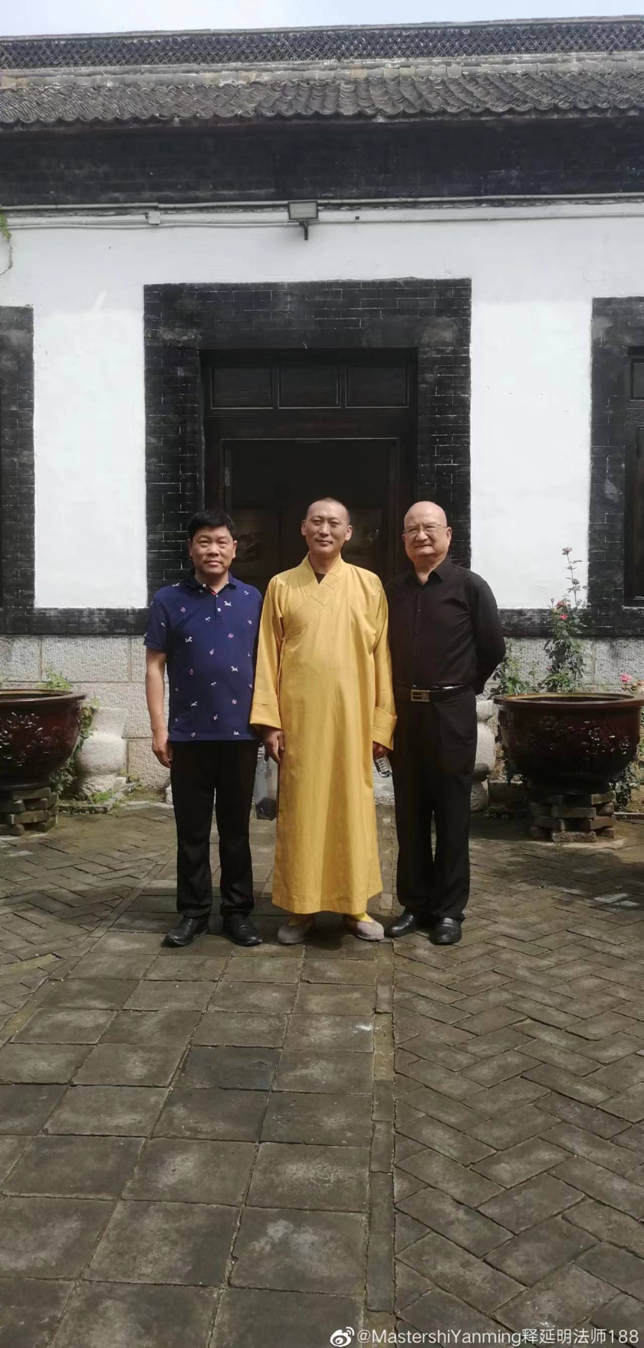 中国少林杂志社社长释延明法师受邀会见中国树雕艺术创始人李凌云大师