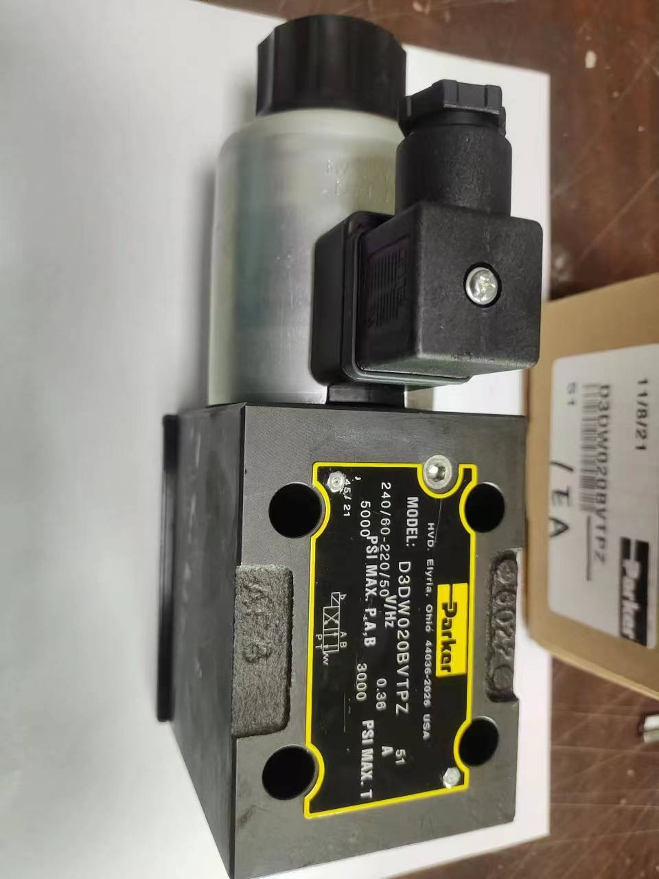 parker派克d3dw020bvtpz气动液压电磁阀 方向控制阀 库存_运行_类型