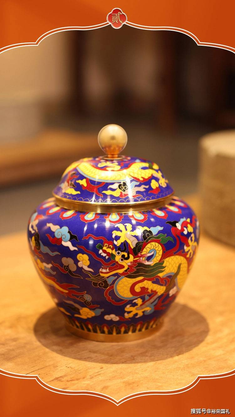 戴嘉林大师景泰蓝近期作品《国器2019大龙罐》精华版_整体_珐琅_藏品