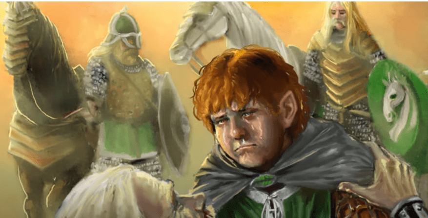 带领着天鹅骑士奋力杀出一条血路,打算与伊奥梅尔的洛翰骑兵合兵一处