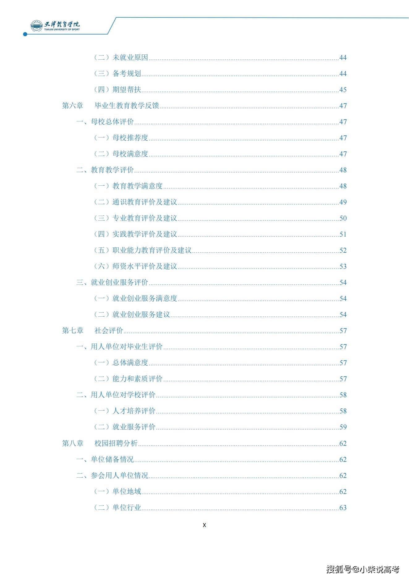 天津体育学院2022届结业生就业量量陈述