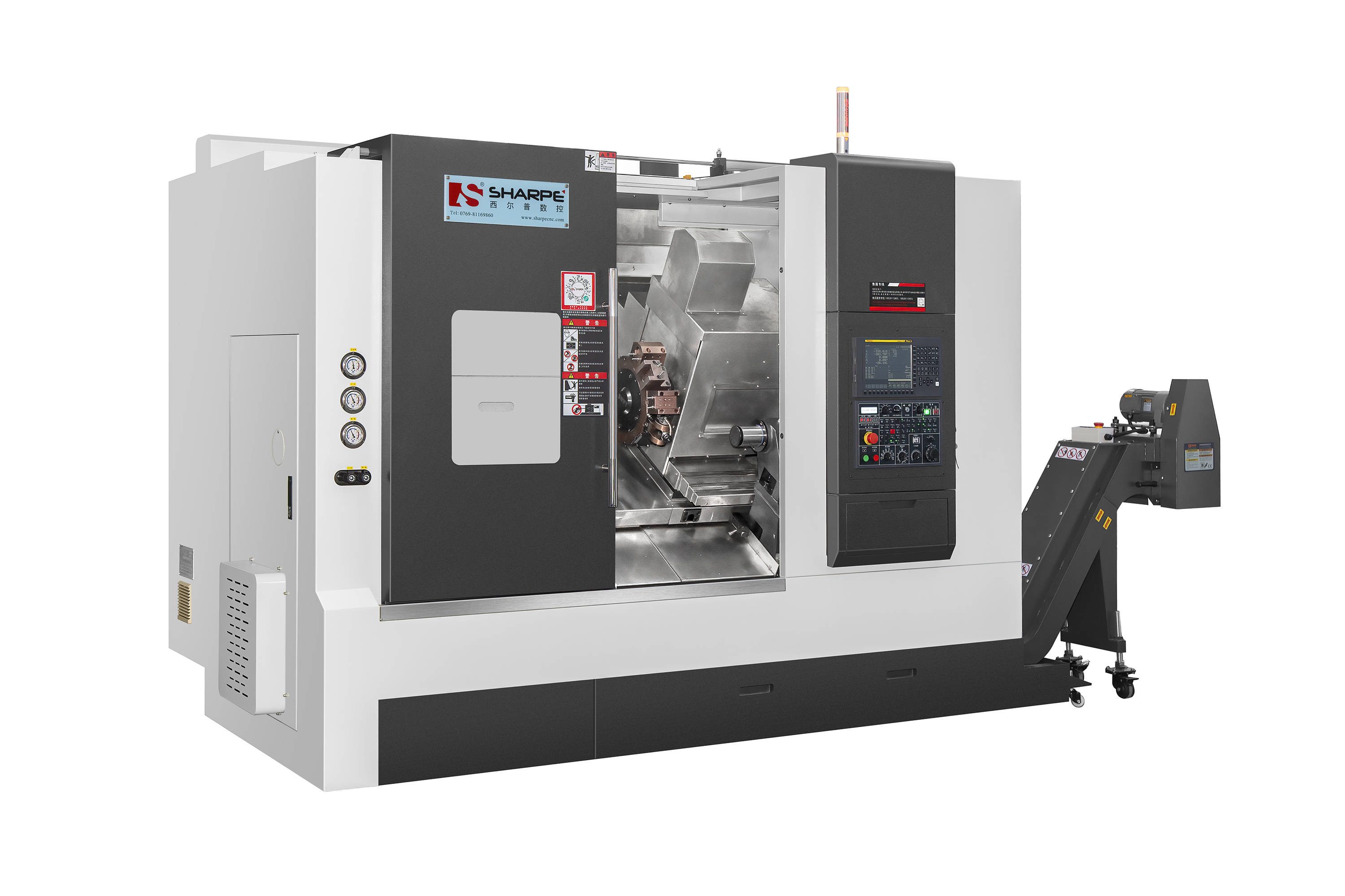 斜床身数控车床的优点_导轨_机床_自动