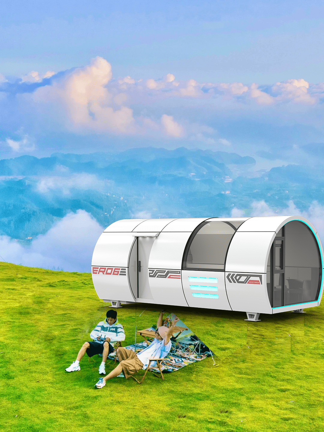 超级火爆的网红太空舱民宿_科技_江苏_环境