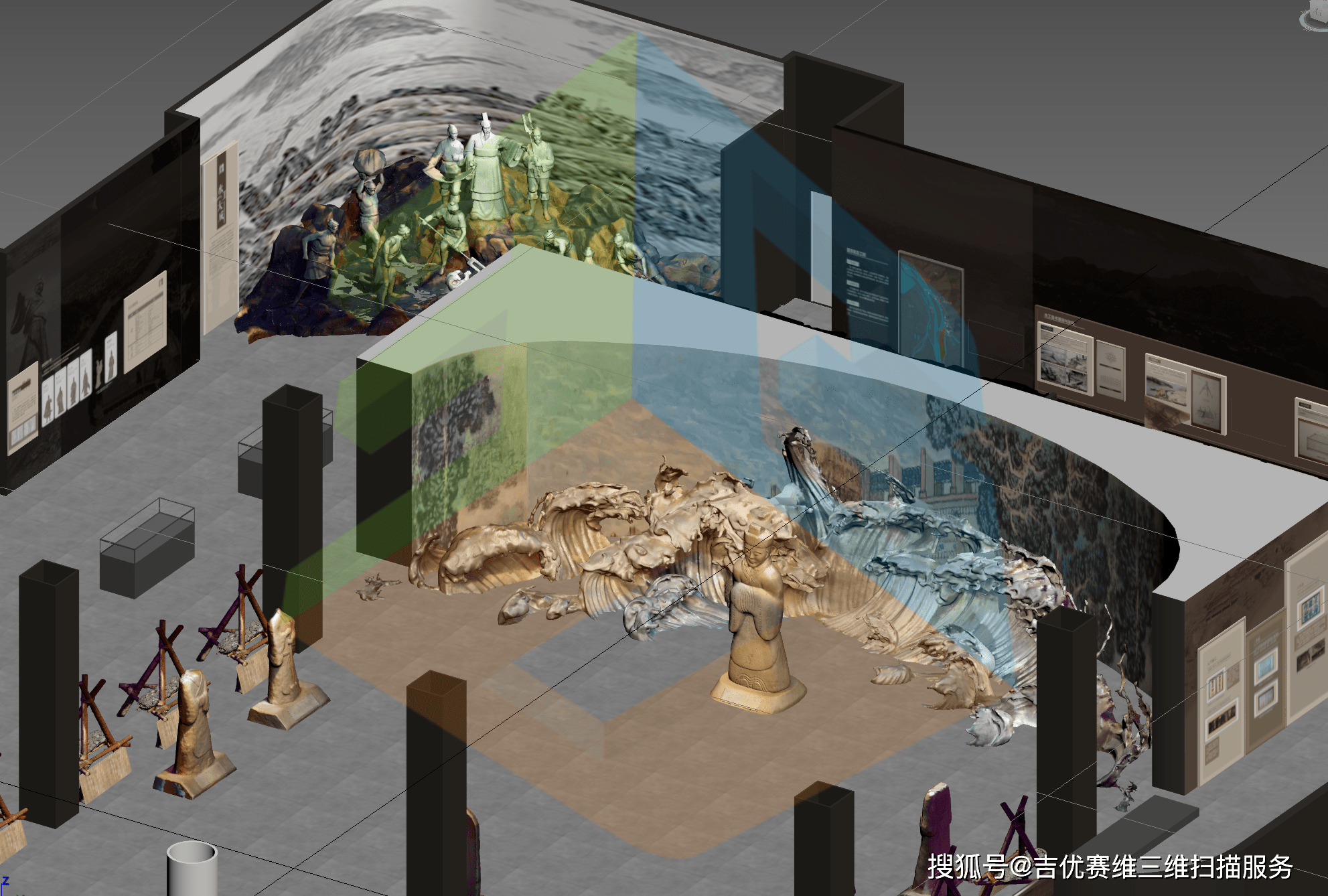 智慧数字博物管理的3d可视化是一种全新的博物馆管理方法,具有许多