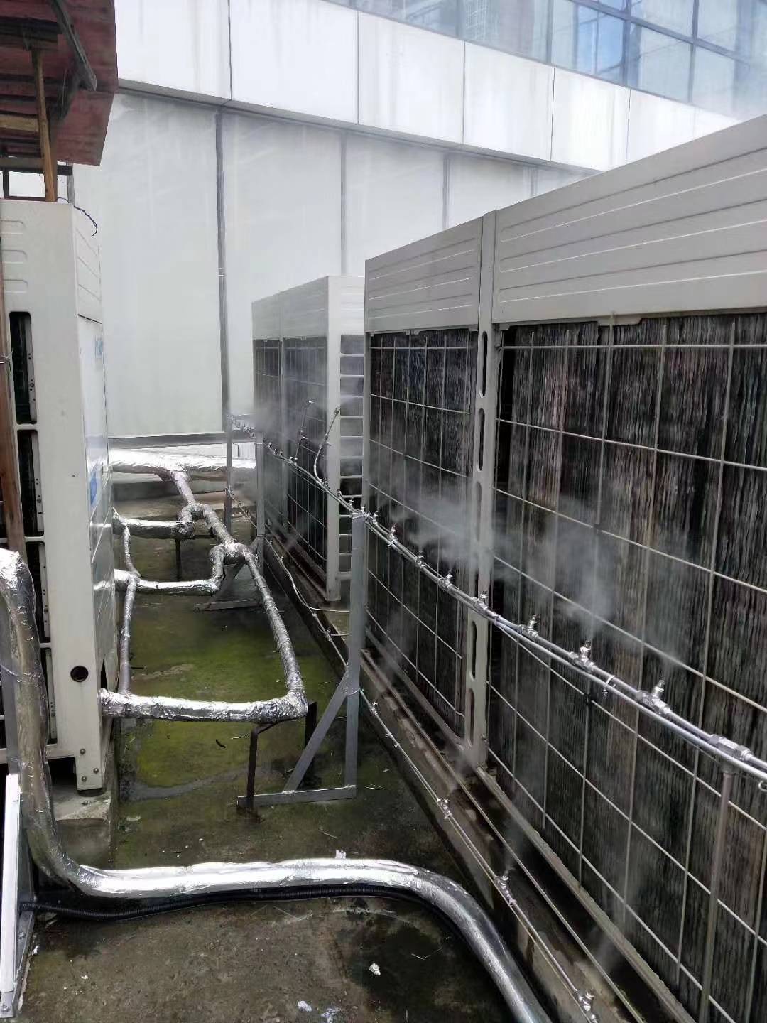 空调外机喷雾降温设备装置-广州华都伟创环保技术有限公司_系统_空气