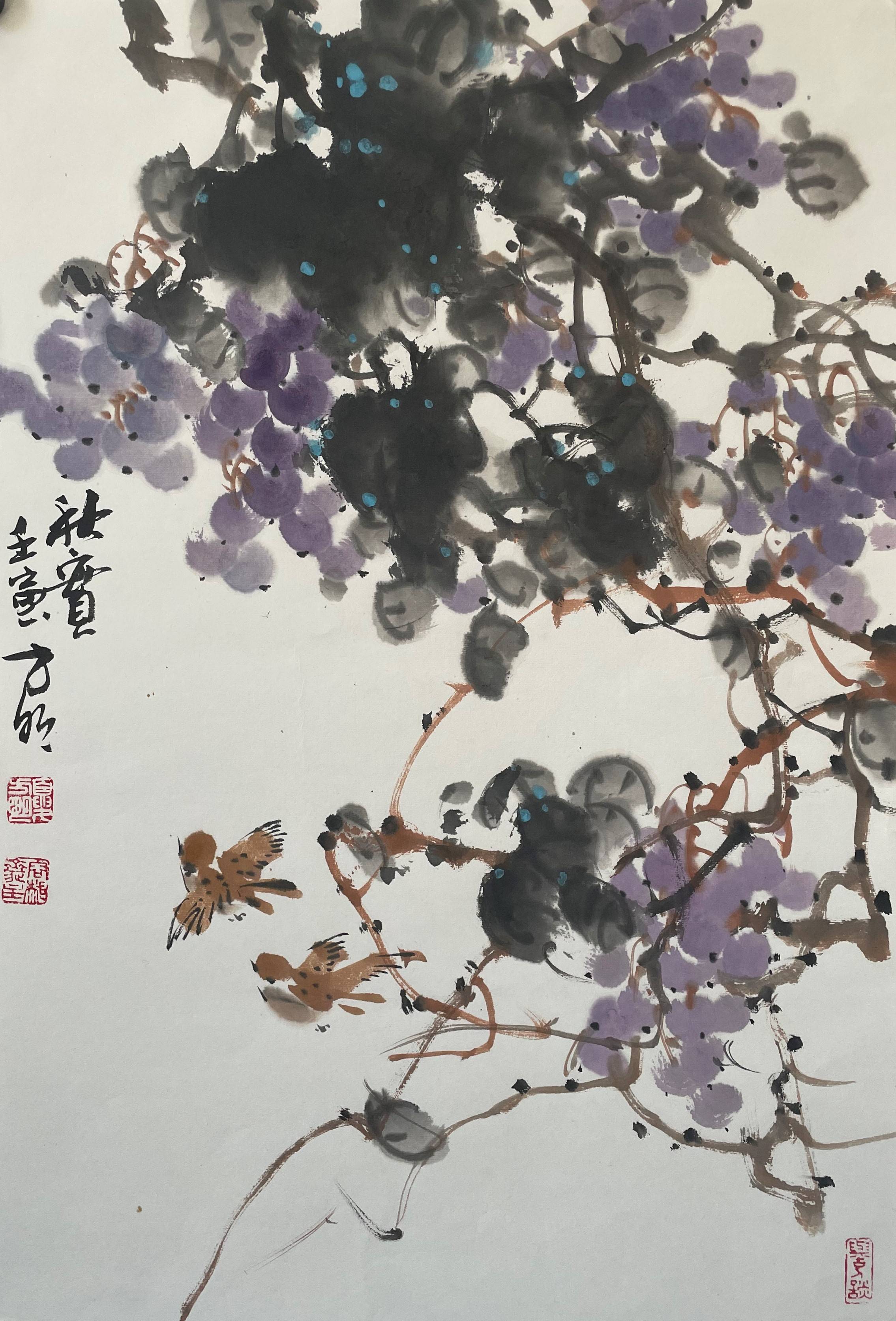 借古开今当代画竹高手 ——夏方明竹林山水画艺术欣赏_作品_中国_板桥