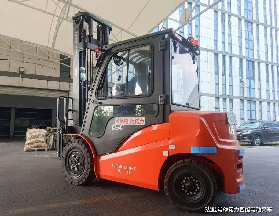 叉车油换电 就来找诺力 | 嘉兴地区首批老旧柴油叉车淘汰换新顺利完成