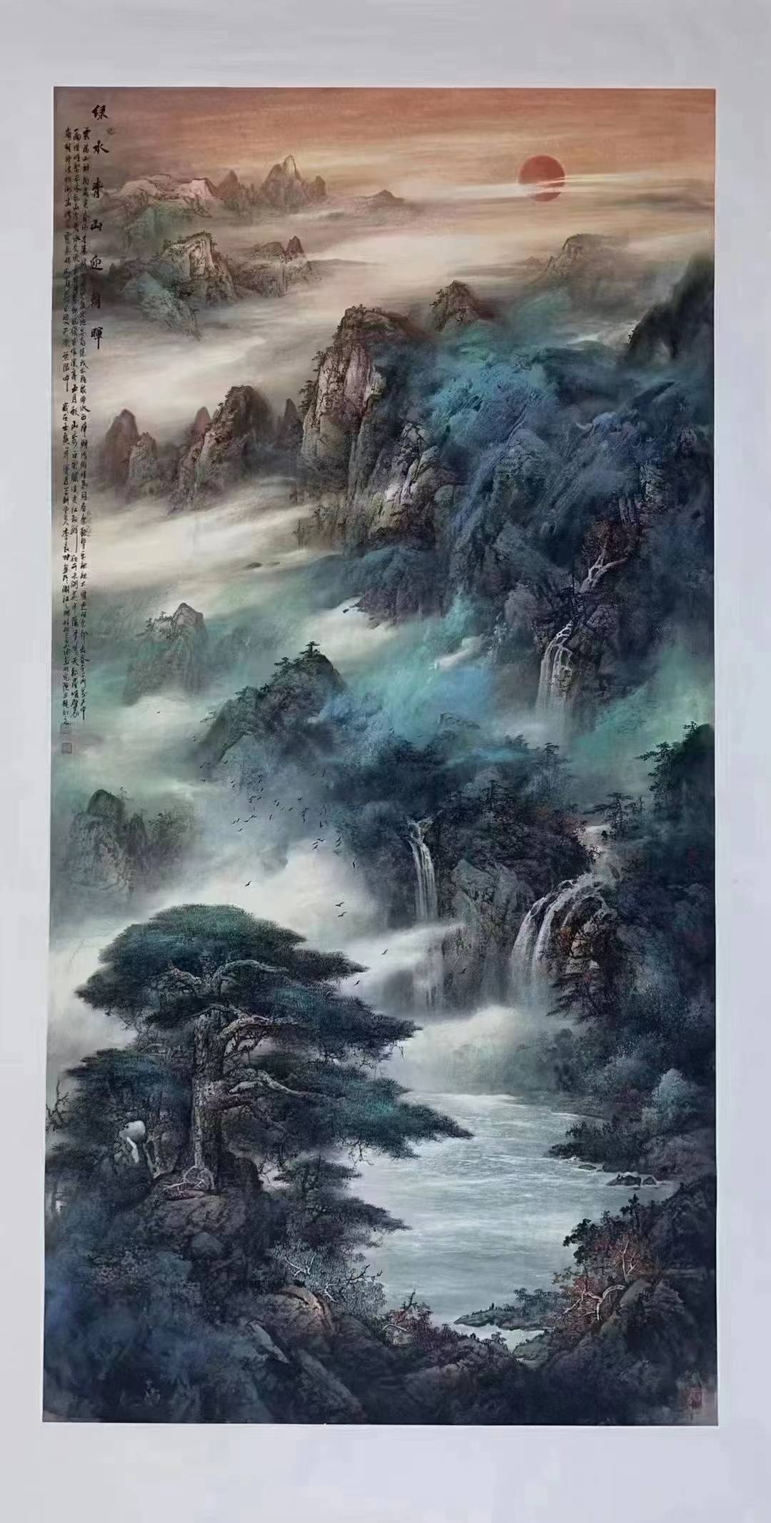 实力派中国山水画家 李长田山水国画_艺术_作品_广西