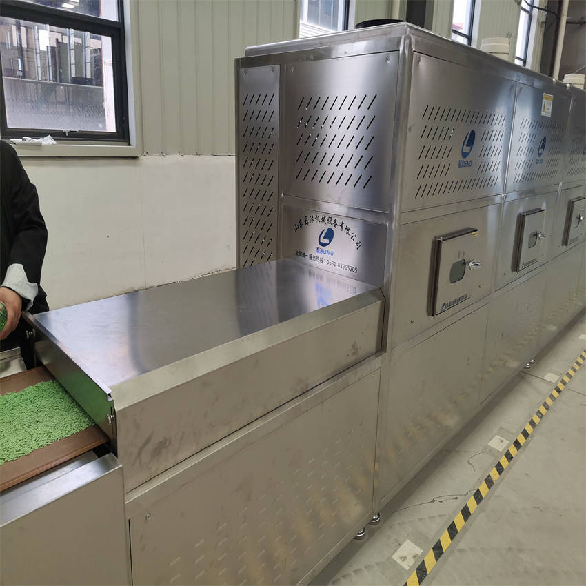 微波猫砂干燥机生产线特点_温度_高温_能力强