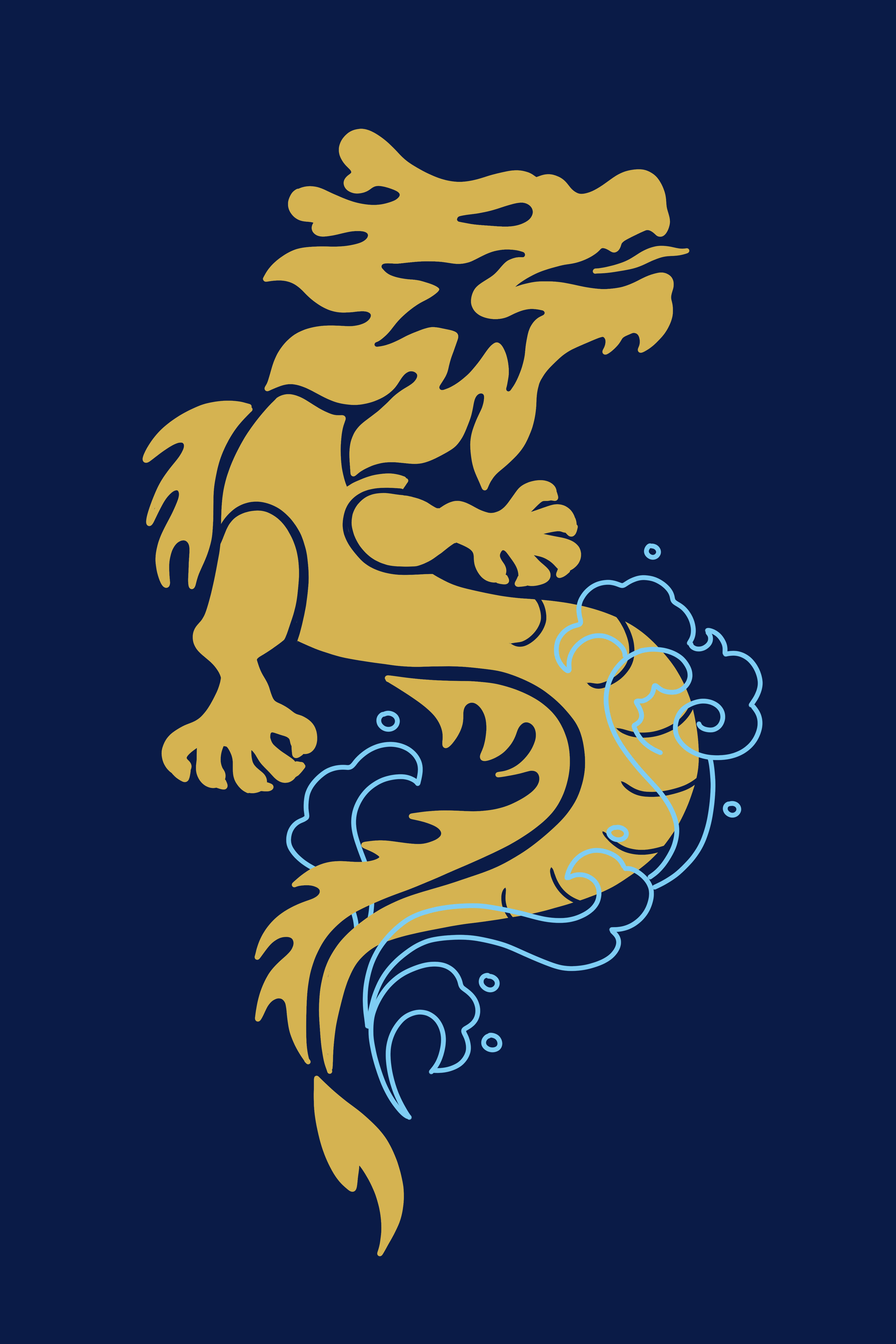 原创图案主题:龙纹图腾