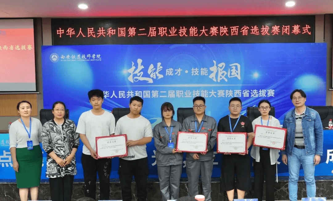 第二届全国技能大赛陕西选拔赛在西安铁道技师学院圆满