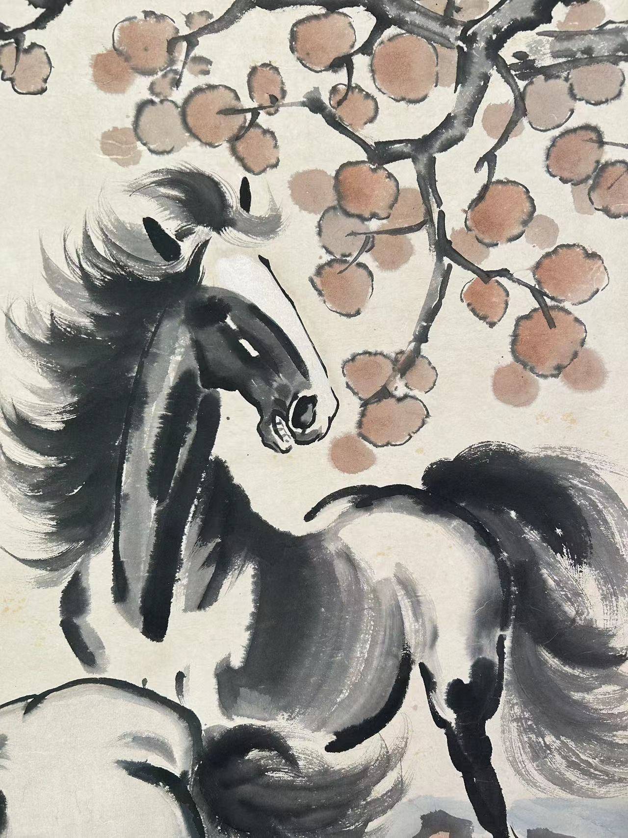 徐悲鸿骏马图